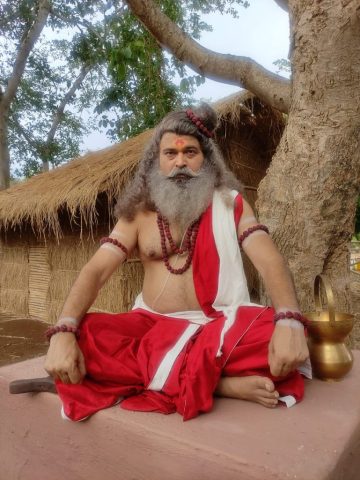 Rajesh Dubeay as Rishi Durvasa in Jay jagannath